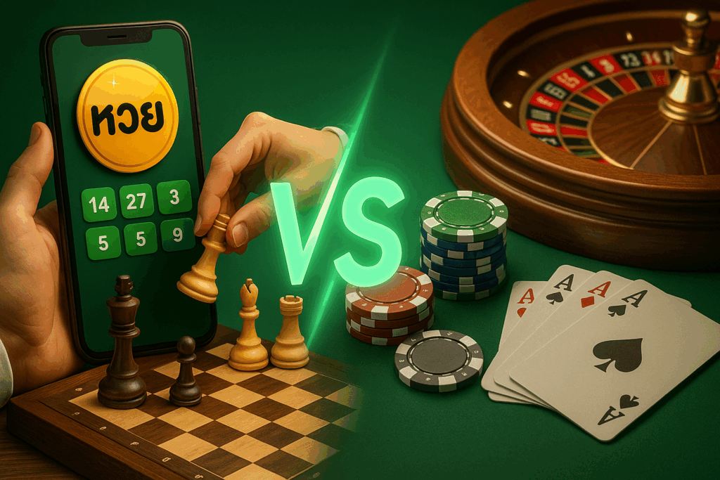 หวยออนไลน์ vs เกมเดิมพันอื่น ๆ อะไรคือทางเลือกที่ฉลาดกว่าสำหรับคนลุ้นแบบมีแผน